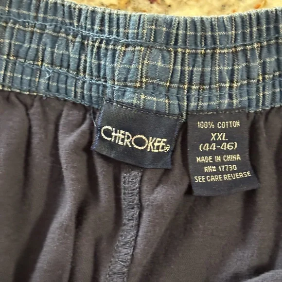 Cherokee Dark Blue Cotton Elastic Waist Shorts - Picture 3 of 3